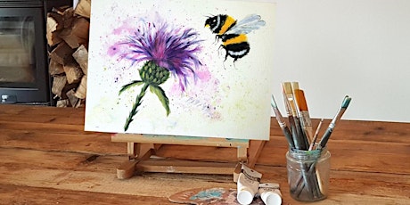 'Fuzzy Bee' Painting  workshop & Afternoon Tea @Sunnybanks