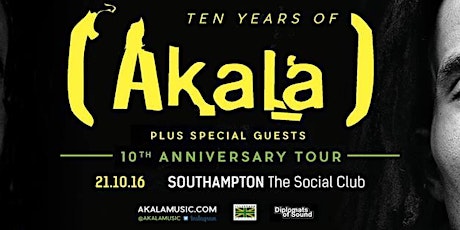 Akala (10 Yrs Of Akala) - LIVE Tour primary image