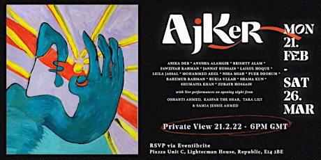 AjKeR - an exhibition to celebrate artists of Bengali heritage