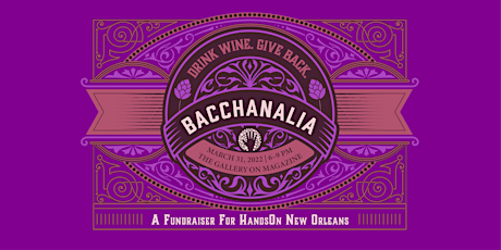 Bacchanalia Wine Tasting Competition and Fundraiser primary image
