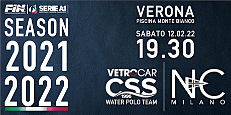 Immagine principale di Vetrocar CSS Verona vs NC Milano // Campionato Pallanuoto Femminile A1 