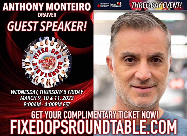 Ted Ings Presents FIXED OPS ROUNDTABLE: March Magic! 3-Day Virtual Event image