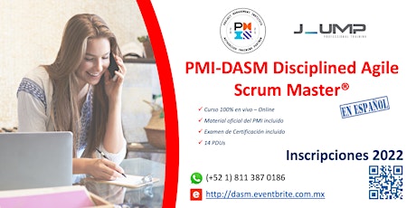 PMI-DASM® Disciplined Agile Scrum Master - Curso Oficial PMI primary image