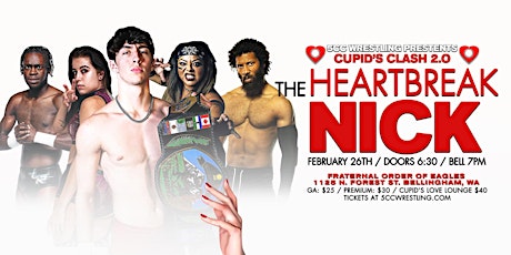 Imagen principal de 5CC Wrestling: Cupid’s Clash 2.0 - The Heartbreak Nick