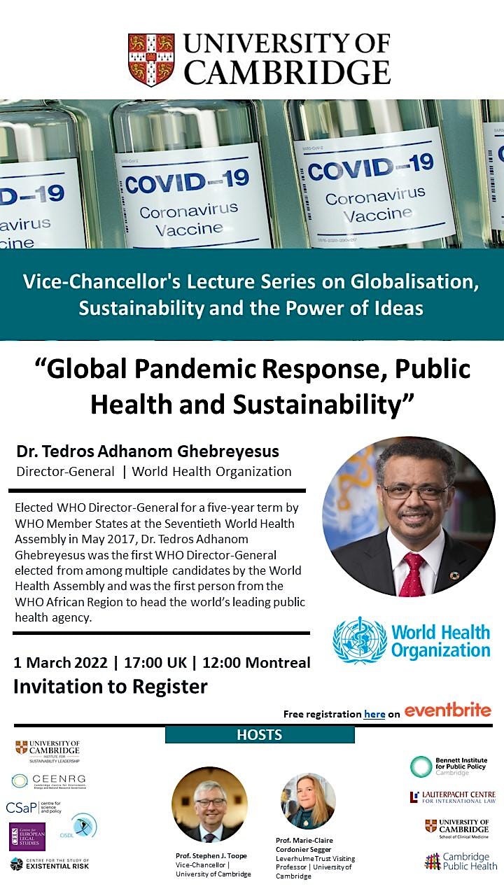 Global Pandemic Response, Public Health and Sustainability image