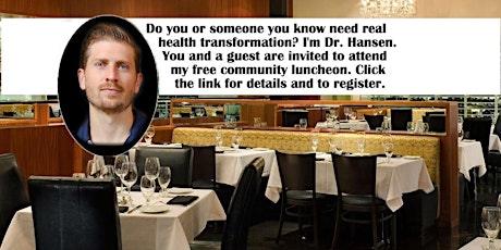 Dr. Hansen's Community Luncheon primary image