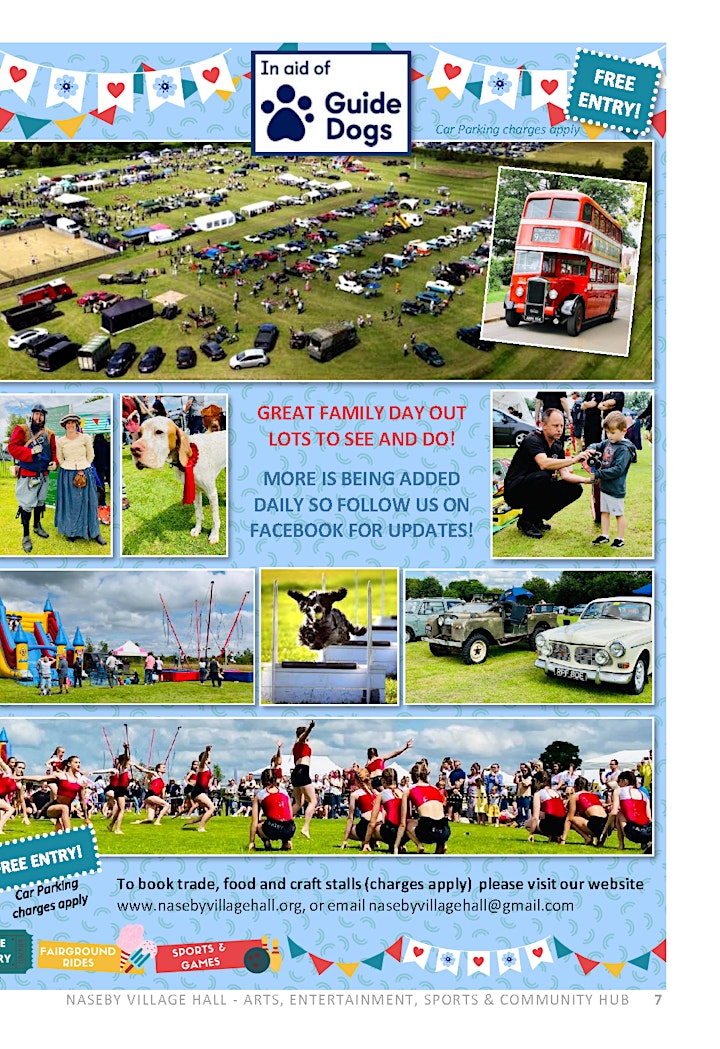 Naseby village fair, classic car meet and dog show image