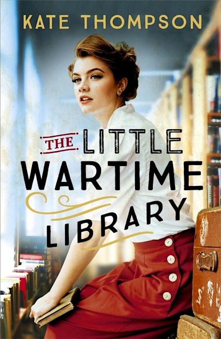 An online evening with Kate Thompson discussing The Little Wartime Library. image