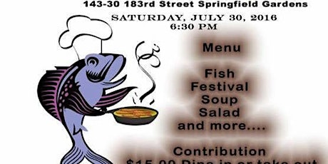 FUNDRAISING  FISHFRY by DINTHILL TECHNICAL HIGH SCHOOL ALUMNI ASSOCIATION NY CHAPTER primary image