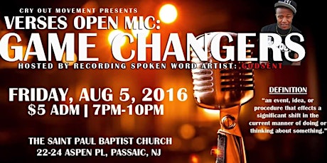 VERSES OPEN MIC:GAME CHANGERS primary image