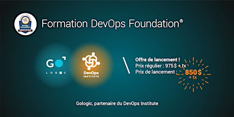 Formation DevOps Foundation® — 24 et 25 mars primary image
