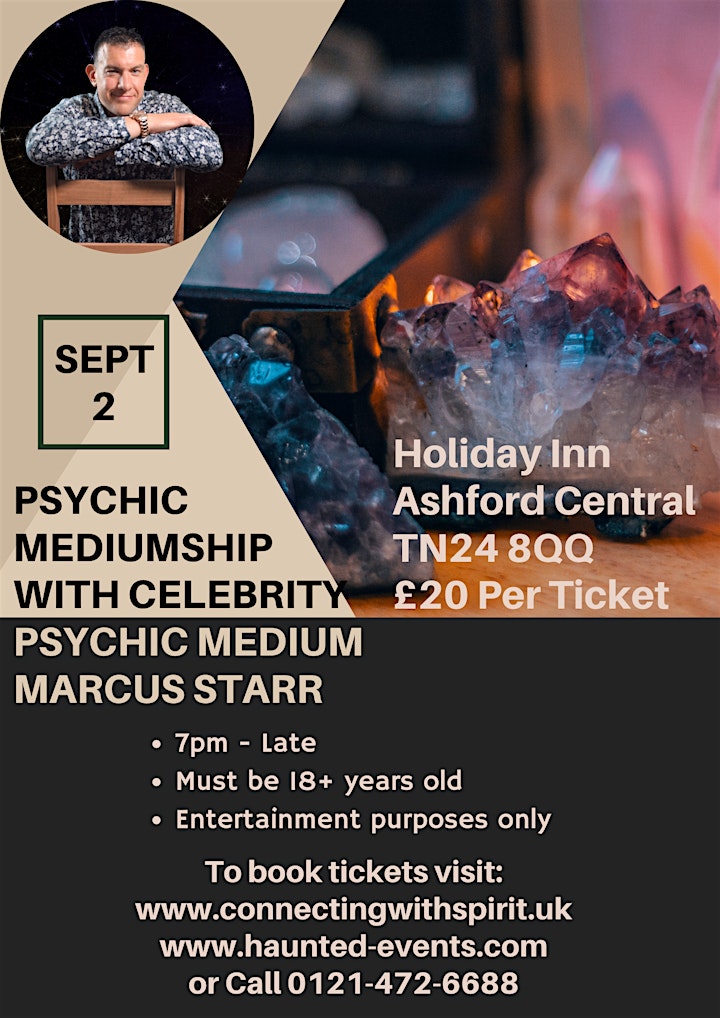 A night of psychic mediumship with Marcus Starr at IHG Ashford Central - 2 image