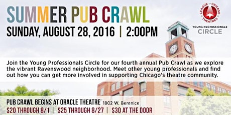 2016 YPC Summer Pub Crawl primary image