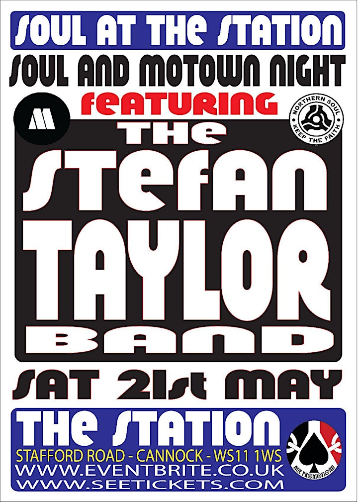 Soul & Motown night with The Stefan Taylor Band image