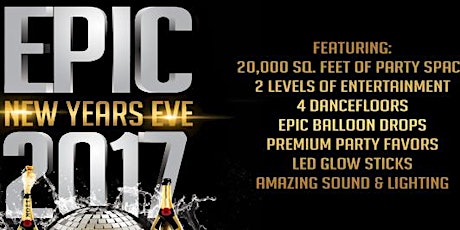 Epic NYE 2017-Park Central Hotel Union Square (FMR WESTIN SF) primary image
