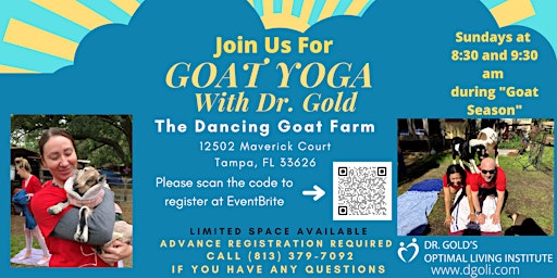 Goat Yoga with Dr.Tanya Gold