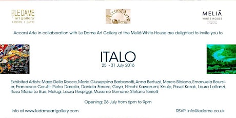 "ITALO" - A glimpse into the Italian Contemporary Art world primary image