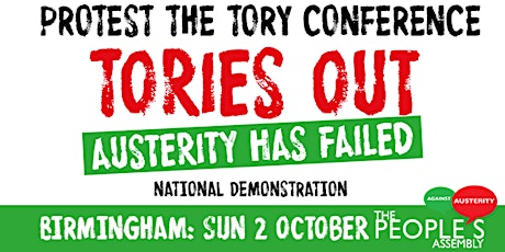 Bristol Coaches: Protest the Tory Conference in Birmingham! primary image