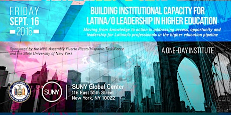 Building Institutional Capacity for Latina/os - Leadership in Higher Education: A One-Day Institute primary image