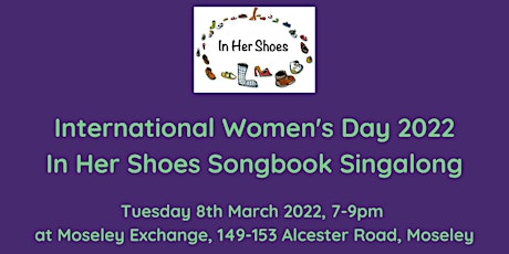 Imagen principal de In Her Shoes Songbook Singalong for International Women's Day 2022