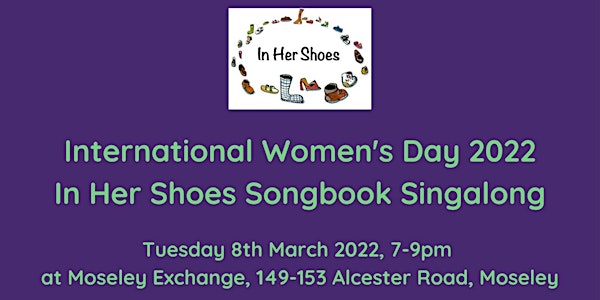 In Her Shoes Songbook Singalong for International Women's Day 2022
