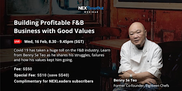 Building Profitable F&B Business with Good Values