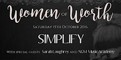 Simplify - Women of Worth Conference primary image
