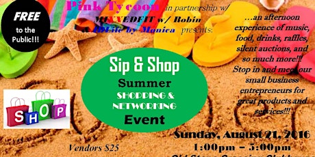 Sip & Shop Summer Edition primary image