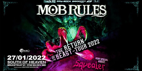 MOB RULES + SUPPORT billets