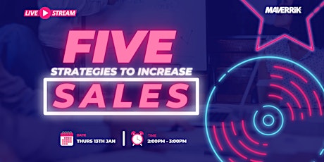 5 Strategies to Increase Sales