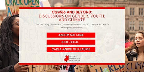 CSW66 and Beyond: Discussions on Gender, Youth and Climate primary image
