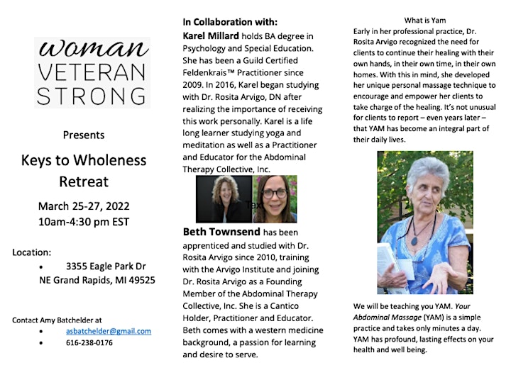  Women Veteran's | Holistic Health Retreat: Keys to Wholeness image 