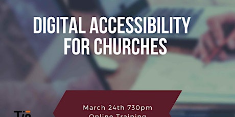 Digital Accessibility for Churches primary image