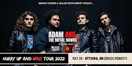 AMH (Adam and The Metal Hawks) w/ Revive the Rose, SOBs & Mercury Messiah billets
