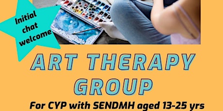 ART THERAPY GROUP for SENDMH CYP aged 13-25 primary image
