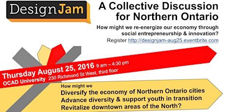 DesignJam: A Collective Discussion for Northern Ontario primary image
