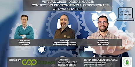 Virtual Green Drinks March 2022 - CEP Ottawa Take Over primary image