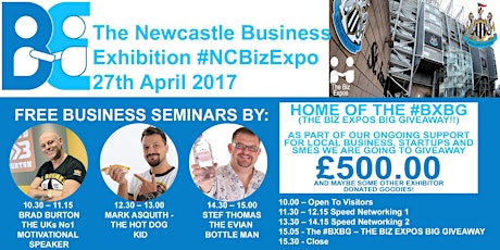 ***POSTPONED*** The Newcastle Business Exhibition 2017 #NCBizExpo primary image