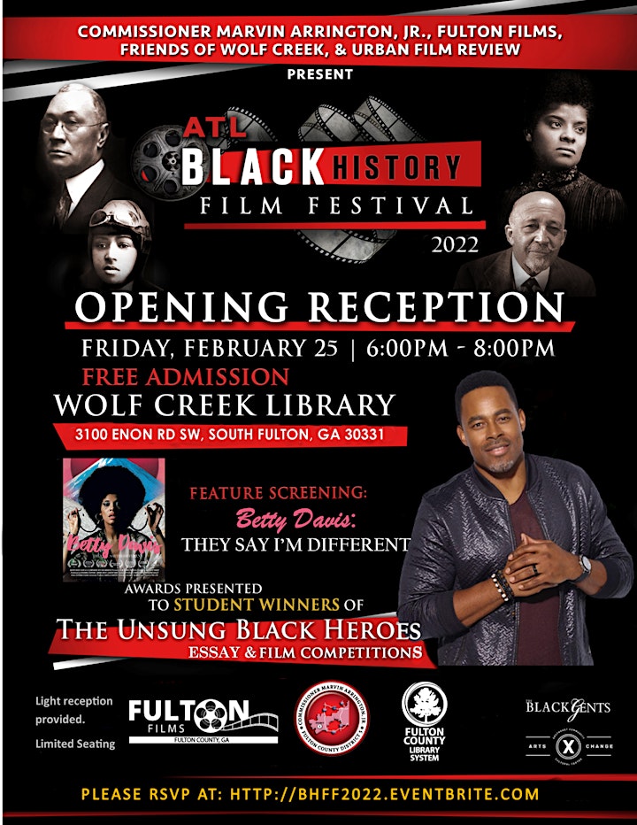 2022 Black History Film Fest - Opening Reception image