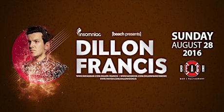 Dillon Francis at Beach Bar primary image
