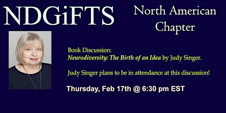 NDGifts North America Book Discussion: "Neurodiversity" by Judy Singer