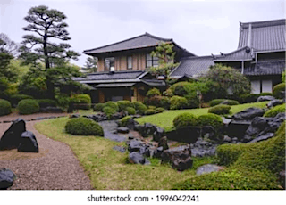 Paradise Garden in Shitennoji Temple