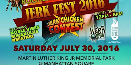 Rochester Jerk Festival 2016 Ft. Mighty Mystic primary image