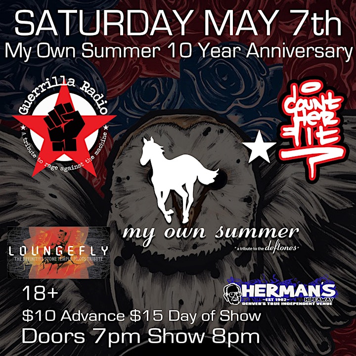 MY OWN SUMMER - A TRIBUTE TO DEFTONES 10 YEAR ANNIVERSARY SHOW image