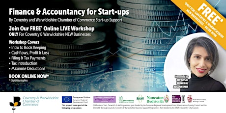 Finance & Accountancy for start-ups with Jay Gosal primary image