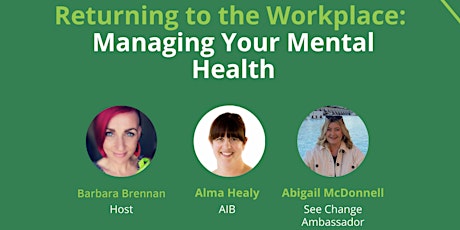 Returning to the Workplace: Managing Your Mental Health