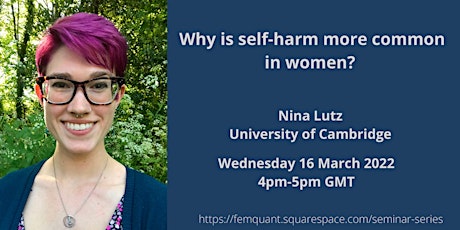 Primaire afbeelding van Why is self-harm more common in women?