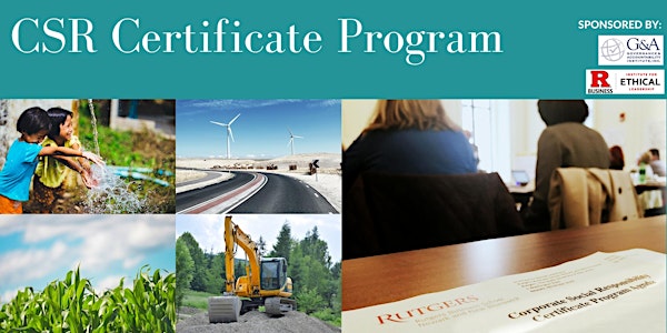 CSR Certificate Program (Sept. 28 & 29)