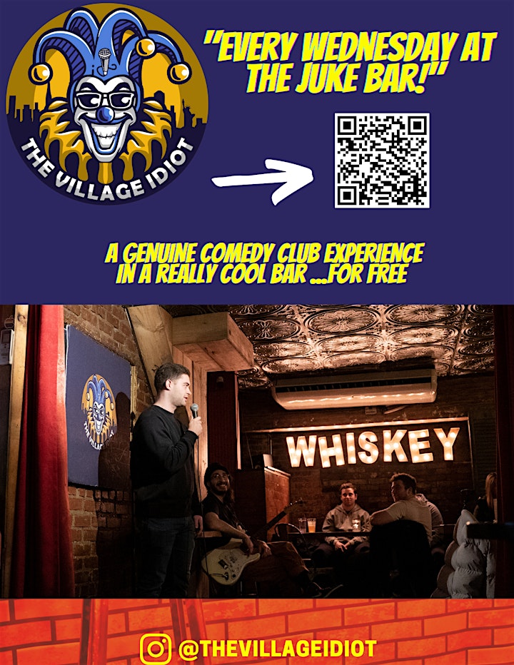 The Best Stand-Up Comedy Bar Show in NYC - The Famous Village Idiot Show! image