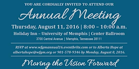 Women's Foundation for a Greater Memphis Annual Meeting primary image